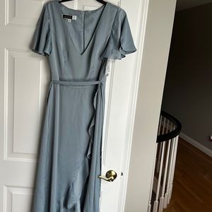 Dusty Blue Bridesmaid Dress